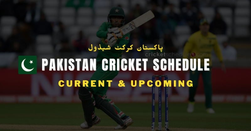 Pakistan Cricket Schedule 2023 - 2024