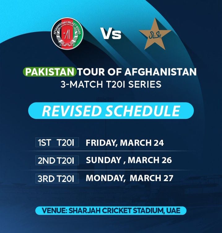 Pakistan vs Afghanistan Schedule 2023 Latest PAK vs AFG Schedule for